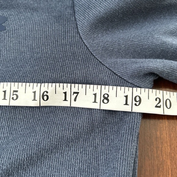 Under Armour Sweater Adult Small Blue Coldgear Snap-T Pullover Golf Golfing Mens - Picture 5 of 8